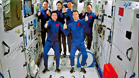 欧陆官网：6名航天员首次实现“太空会师” 将共同生活五日