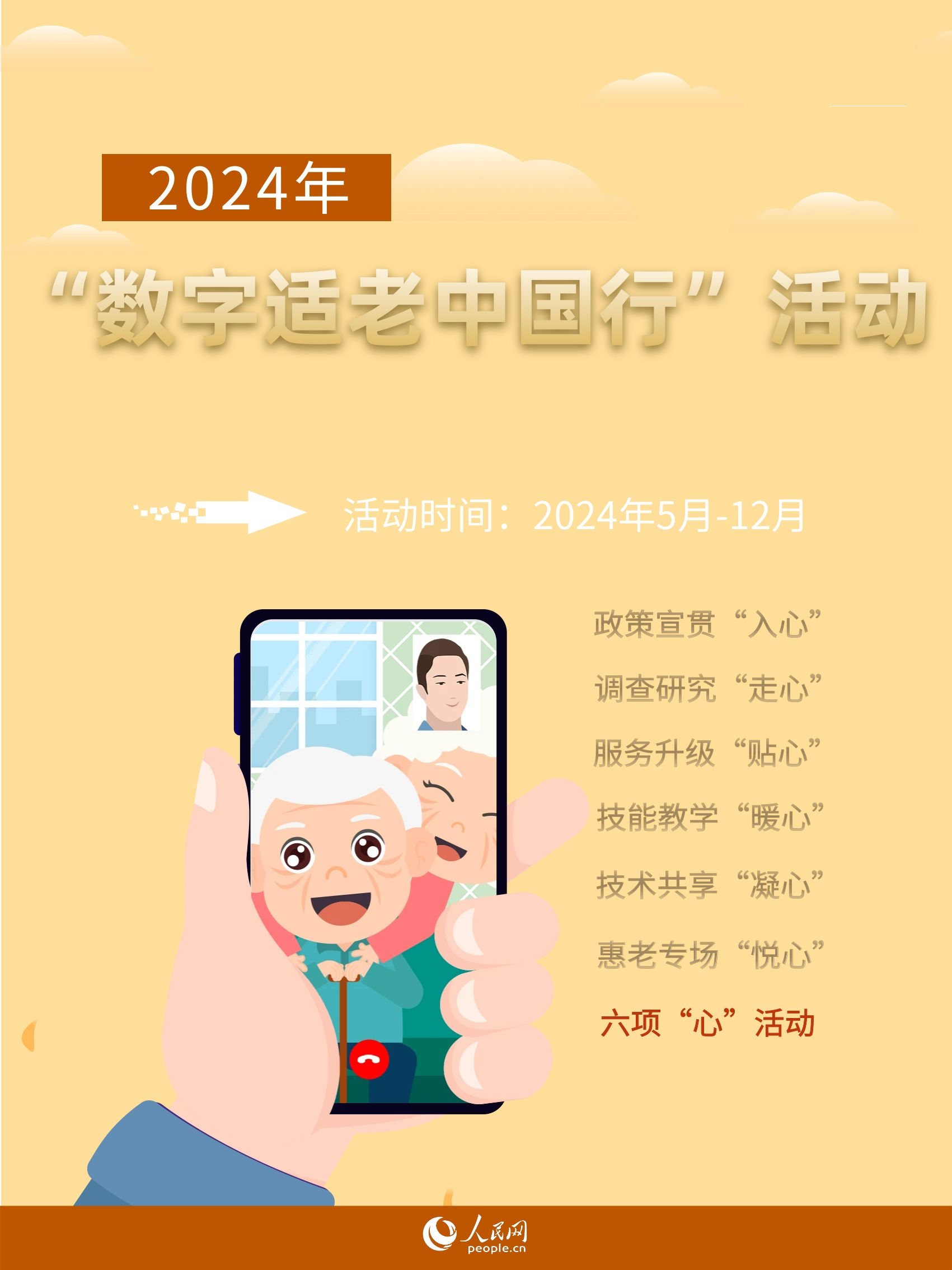 耀世官网：2024年“数字适老中国行”5月“走起”！开展6项“心”活动